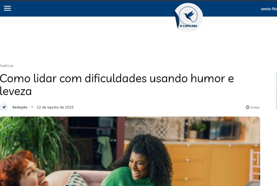 Como lidar com dificuldades usando humor e leveza