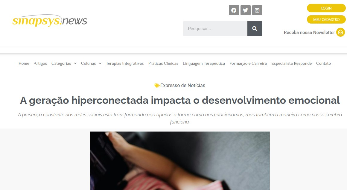 A geração hiperconectada impacta o desenvolvimento emocional